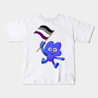 Asexual Pride Flag Four! Kids T-Shirt